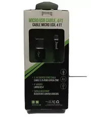 Micro USB chargjng Cable / cord 4ft NEW black