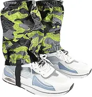 [Generic] Short Leg Gaiters | Leg Gaiters - Snug Fit Gaiters Easy On/Off, Breathable Comfortable Gaiters for Snow, Trail Running, Hiking, Hunting, Walking