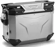 Givi Trekker Outback Evo Smart, side case Monokey-Cam-Side , color: Aluminium , size: 37 l