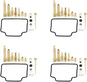 Seals Parts for CB750 for Seven-Fifty RC42 1992-2008 Carburetor Repair Kit Jet Needle Float Needle Valve Gasket O-Ring Rebuild Set