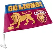 Brisbane Lions AFL CAR Flag Includes Pole