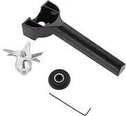 [XEBRAD] 6 Blade Ice Blade Assembly with Wrench, Drive Socket, Removal Tool, for Vitamix, 5200 6300 5000 Series Blender 64oz 48oz 32oz Blender Replacement Blade