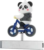 Mikinona Car Dashboard Decorations Cute Panda Ornament for Vehicle Center Console Lightweight Interior Decoration for Cars Desks Bookshelves for Home Auto