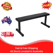 Flat Bench Workout Build Muscle Home Gym Strong Exercise Health Core Growth Lift