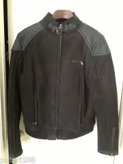 UGG WOMEN MURRAY BLACK LEATHER SHEARLING BIKERS JACKET COAT Size XL (12-14) -TAG