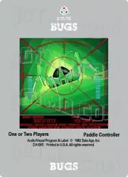 Atari 2600 Replacement Label - Bugs