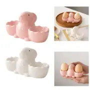 Egg Cup Double Holder Bunny Egg Stand