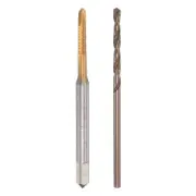 M2 X 0.4 Spiral Point Thread Tap And 1.6Mm Drill Bit Set, Metric Titanium