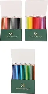 Water Soluble Colored Pencils, 54 Colors, Coloring Pencils for Adults, for sketching, drawing, shading, and color blending, for Good Performance, friends, or any art enthusiast