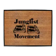 Junglist Movement - Funny Novelty Doormat Man Cave Floor mat
