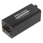 Audio Isolator Noise Reduction DI Ground Box 6.35 to Cannon Stereo6863