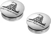 Figurati Don't Tread On Me Polished Swing Arm Pivot Covers (FD40-DTOM-SS)