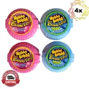 Hubba Bubba Bubble Tape Original and Sour Blue Raspberry 4 PACK - 6 feet of Gum