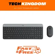 Logitech MK470 Slim Wireless Keyboard & Mouse Combo, 2.4GHz, Graphite