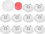 Baxnore Cloth Bag Cover Buttons Kit, Self Cover Button Kit, Round Button Base, Flat Back Buttons Craft, Cover Fabric Button for Handmade Crafts Buckle Making (25MM)