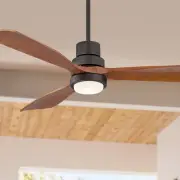 52" Casa Delta DC Bronze Outdoor CCT LED Ceiling Fan with Remote