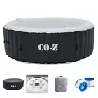 210cm Portable Inflatable Hot Tub Spa Tub for Sauna Therapeutic Bath 4-6 Person