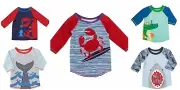 NWT Mud Pie Boathouse Crab Marco Polo Alligator Boys Blue Rashguard Swim Shirt