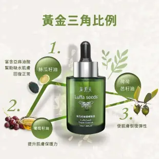 【廣源良】油霜滋潤3件組(絲瓜籽修護精華油30ml*1＋絲瓜保濕活膚霜100ml*2)