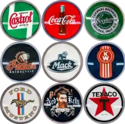 Man Cave Bar Lighting Wall Button Sign Light LED WHITE Base Gift