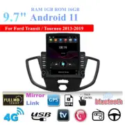 9.7" Android 11.0 Stereo Radio GPS FM For 2013-2019 Ford Transit Tourneo Custom