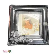 Mikasa Rosemont Vintage Crystal Picture Frame 8.5" Square Germany NIB