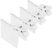 4pcs Refrigerator Side Door Separator Clips Fridge Organizer for Efficient Storage Versatile Freezer Dividers for Sauces Spices and Items Easy to Use and Maintain