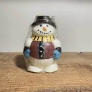 Vintage Snowmen Candle Still In Original Seal
