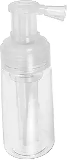 FRCOLOR Refillable Talcum Powder Spray Bottle: Clear Plastic Empty Powder Bottle Cosmetics Spray Container for Travel and Outdoor Use