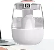 Personal Desktop Humidifier | Night Light Desktop 1300ml Household Humidifiers | Powerful Multi-Functional Home Hydration Machine for Yoga Studios, Living Room