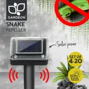 Gardeon Solar Powered Snake Repeller 4-20 X Multi Pulse Ultrasonic Repellent