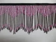 5 "LONG- BEADED- FRINGE- TRIM- EXCELLENT-QUALITY