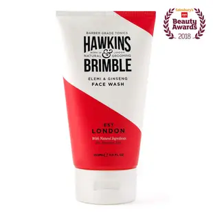 英國 Hawkins & Brimble 霍金斯 控油平衡 敏感肌洗面露（男士男性保濕洗面膠潔顏露 男生男用洗面乳潔面乳