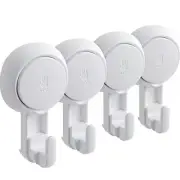 Shower Suction Cup Hooks - 4 Pack Reusable Heavy Duty Vacuum Suction 4 pack