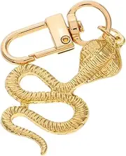 [Minkissy] Snake Keychain Charm for Bags Cute Animal Pendant for Handbags Backpacks Car Keys Stylish Practical Key Holder Unique Snake Shape Accessory for Women