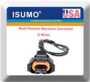 2 Wires Multi Purpose Electrical Connector Fits:OEM#88953309 GM Ford Hyundai Kia (for: Ford)