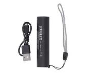 Jewelry Flashlight 3LED 3 Light Modes USB Charging Portable Small Jade Jewelry Identification Flashlight Red