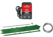 Power Wizard Small Animal Electric Fence Kit (GS-50) - Keep Small Animals Out of