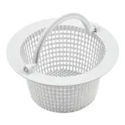 Pool Skimmer Basket Replacement with Handle Long-lasting Filter Basket Easy Maintenance Preventative Pool Debris Disposal Basket