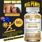 Korean Red Panax Ginseng Extrad 1600mg -120 Capsules - High Strength Ginsenoside
