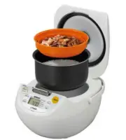 TIGER (JBV-10CU) 5.5-Cup Micom Rice Cooker & Warmer BPA Free Tray - New In Box