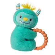 Taggies Mookie Monster Soft Toy Teether Rattle – 5” Long