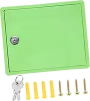 SHOWERORO Wall Mounted Locking Milk Box Stylish Outdoor Package Box for Milk Bottles and Mail for Home Office and Garden Use and Easy to Install