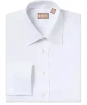 Gitman Broadcloth Pique Tuxedo Shirt with French Cuffs