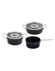 [Fissler] Adamant Cookware 3 Piece Set in Black