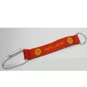 Wholesale Lot of 12 Fire Department First In Last Out Carabiner Lanyard Keychain