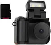 Mini Camera SLR with Flash and Battery Portable Retro Camera Video Ultra Compact Video B9X9 Recorder Mini