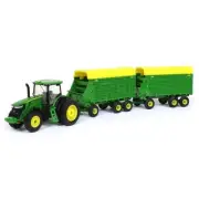 1/64 John Deere 7290R Tractor With Tandem Forage Wagons Ertl Tomy LP70546 45684