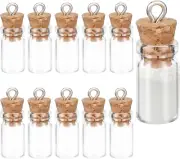 16 Pcs Spell Jars,1Ml Tiny Jars Mini Glass Bottles with Cork Tiny Wishing Bottle