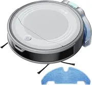 [LEFANT] M310U 3-in-1 Robot Vacuum & Mop with 6000Pa Suction, ToF Laser Mapping, and 190° PSD Obstacle Avoidance, 170 min Runtime, Carpet Recognition, WiFi/App/Alexa, Grey